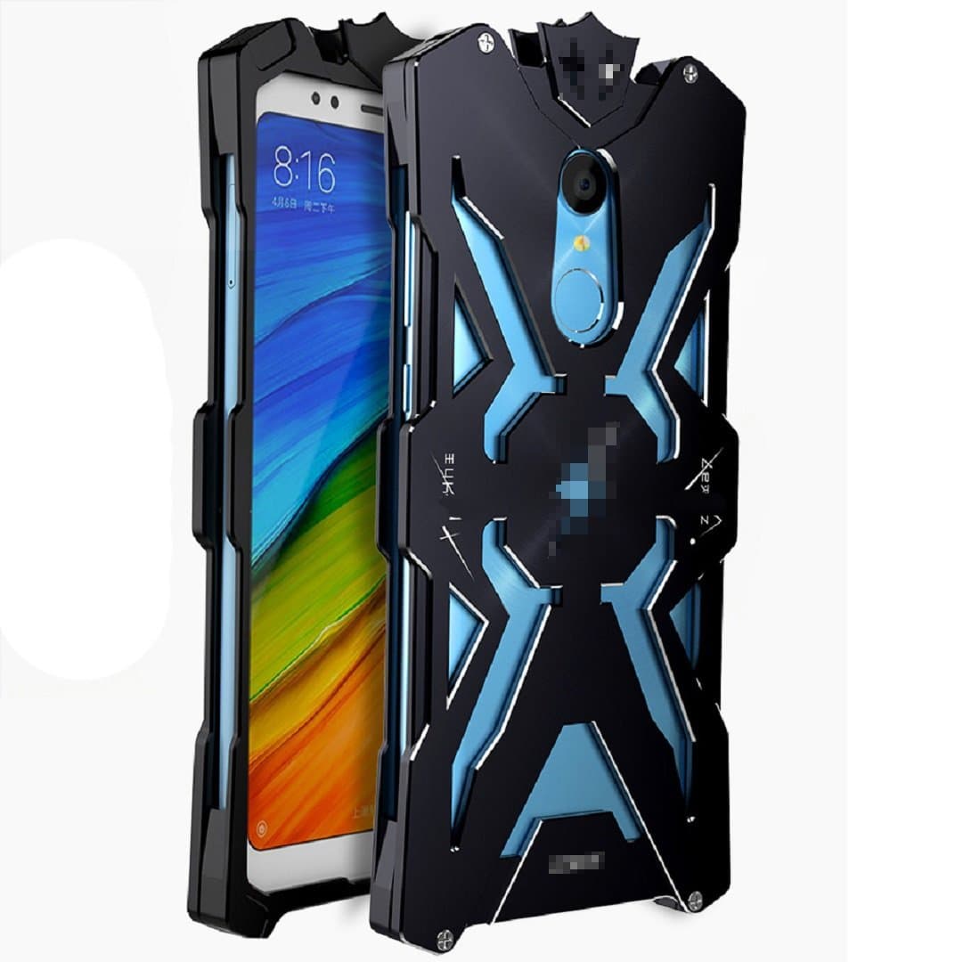 Mi Mix2/Evo Bumper Armor Case, Very Light Slim Warrior Metal Armour Pattern Style, WEIFA 2018 Newest Super Cool Showing Shield Protection Cellphone Cover Case for Mi Mix Evo/Mix 2 Black