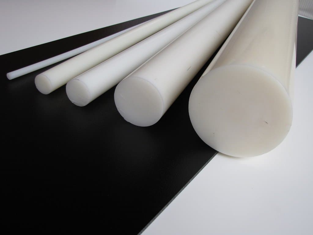 1.500" (1-1/2") DIAMETER x 60.000" LONG DELRIN (ACETAL) NATURAL WHITE ROD
