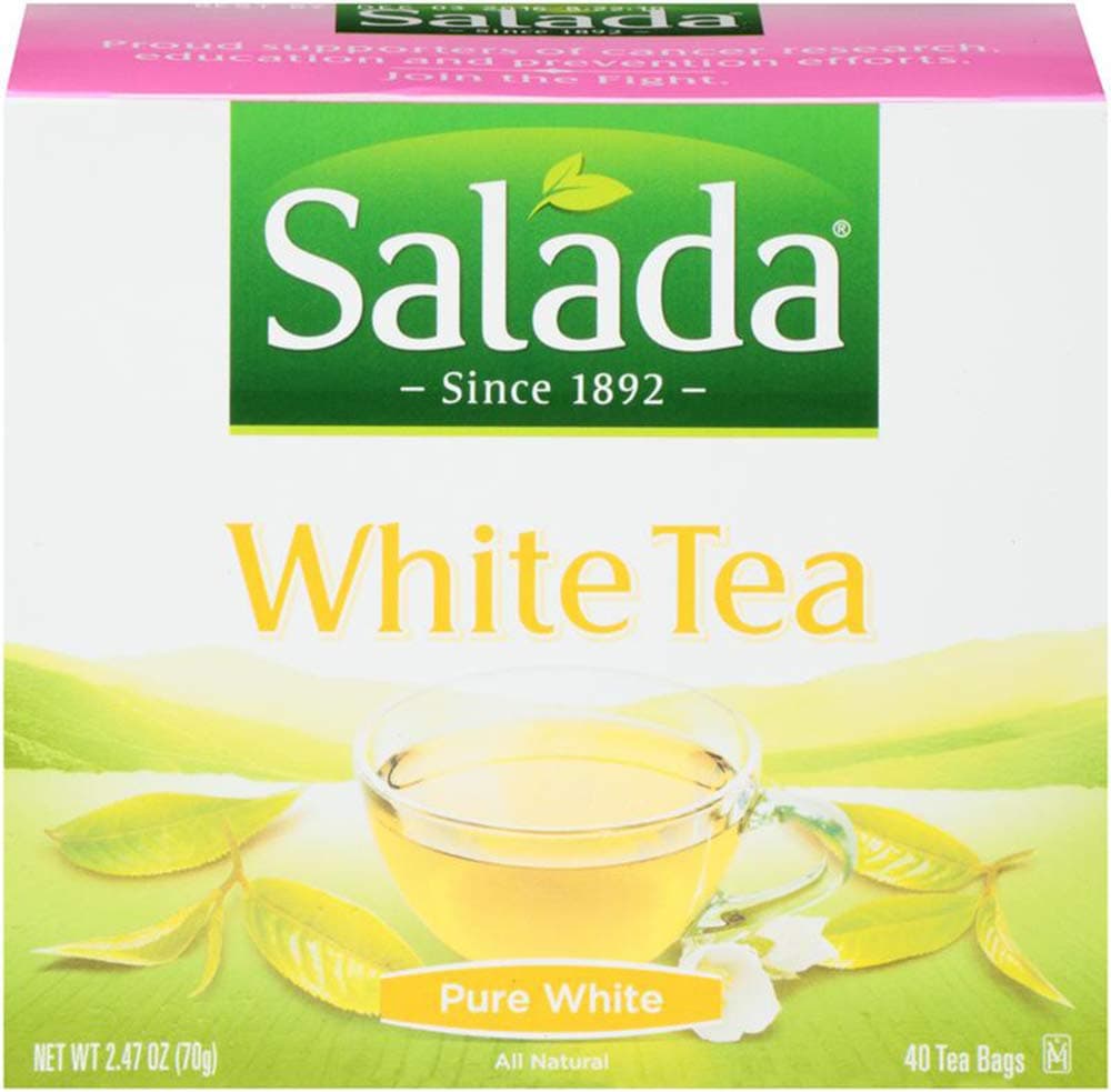 Salada (NOT A CASE) 100% Pure White Tea, 40 Tea Bags