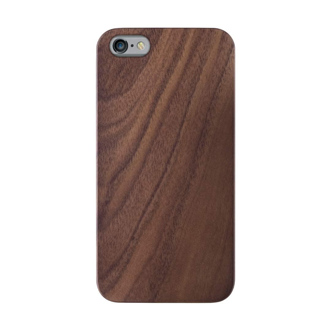 iATO iPhone 6s/6 Wood Case. Real Walnut iPhone 6s/6 Case Wood. Minimalistic Classy Dark Wood iPhone 6/6s Case – Real Natural Wooden Overlay & Black Polycarbonate Bumper for 4.7" iPhone 6 / iPhone 6s