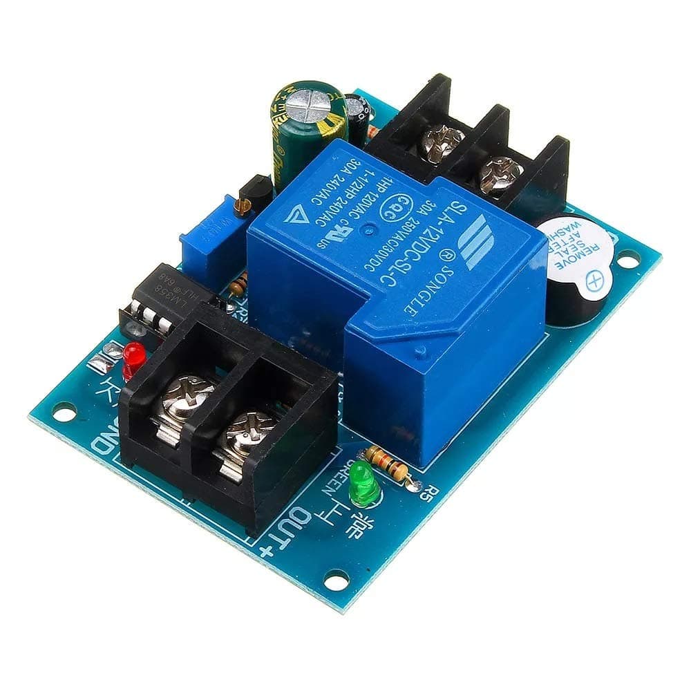 Development board module, Universal 12V Battery Anti-discharge Controller with Delay Anti-over-discharge Protection Board Low Voltage Undervoltage Protection