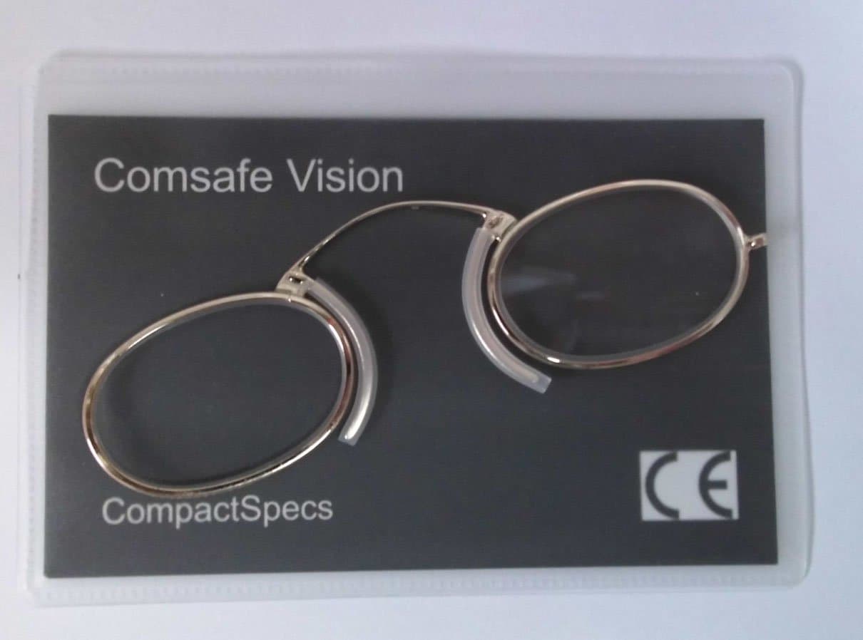 Metal Frame Compact Specs Advanced Reading Glasses Pince Nez Type for Any Emergency +2.50