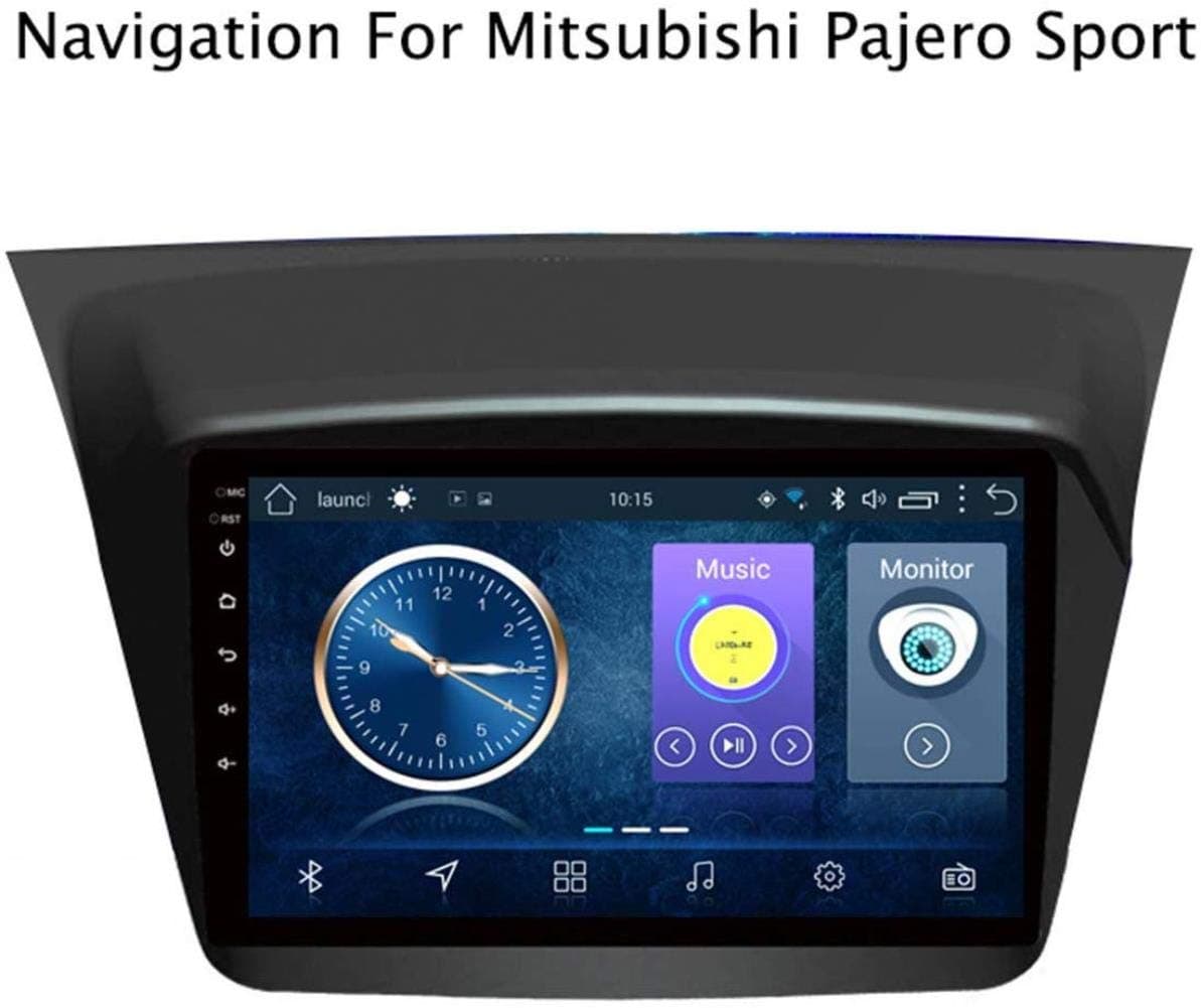 Android 8.1 GPS navigation devices for car Mitsubishi Pajero Sport from 2013 to 2018 Bluetooth/AUX/USB/Mirror Llink Ultrathin Touch Screen Multimedia Player,4G+WIFI,1+16G