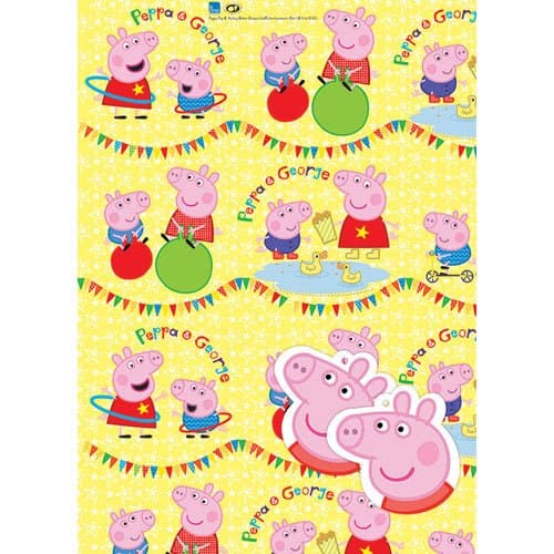 Gemma International 230031 Peppa Pig Gift Wrap Pack