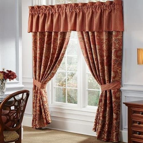 Waterford Hamilton 50"x84" Pole Top Drape Panel & Tie-Back