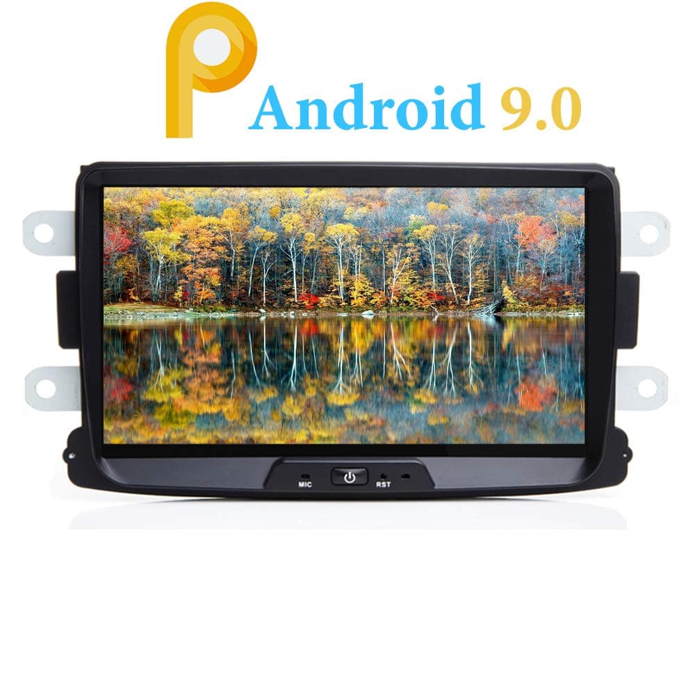 XISEDO Android 9.0 Car Stereo 8" Quad Core In-Dash Head Unit Sat Nav Car GPS Navigation for Dacia Sandero/Renault Duster/Logan 2 (Car Radio)