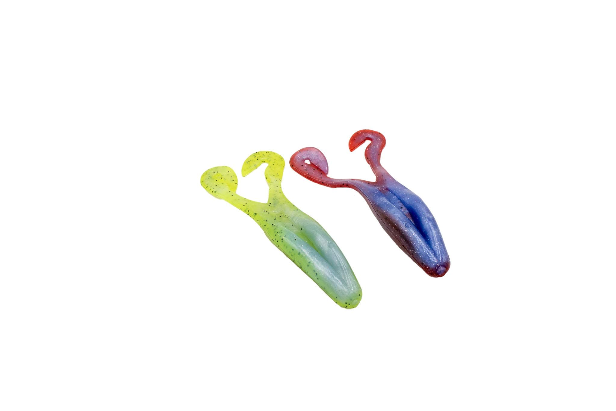 Smartbaits Foxy Frog 4 1/2" Color Changing Bait (Pearl to Blue & Chartreuse to Blood Red) (10 PK)