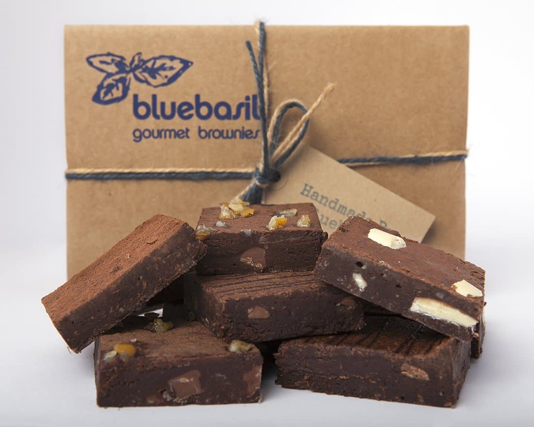 Artisan, Hand Made 24 Piece Chocolate Brownie Gift Box Using Rich Belgian Chocolate to Include Award Winning Flavours All Beautifully Gift Wrapped for The Perfect Gift
