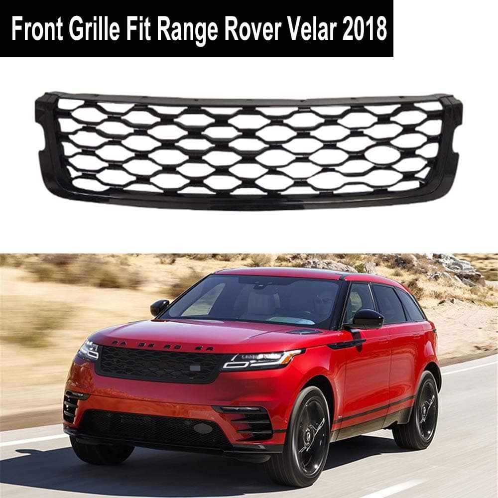 Fit for Range Rover Velar 2018 2019 Front Grille Mesh Grill Bar Vent Trim