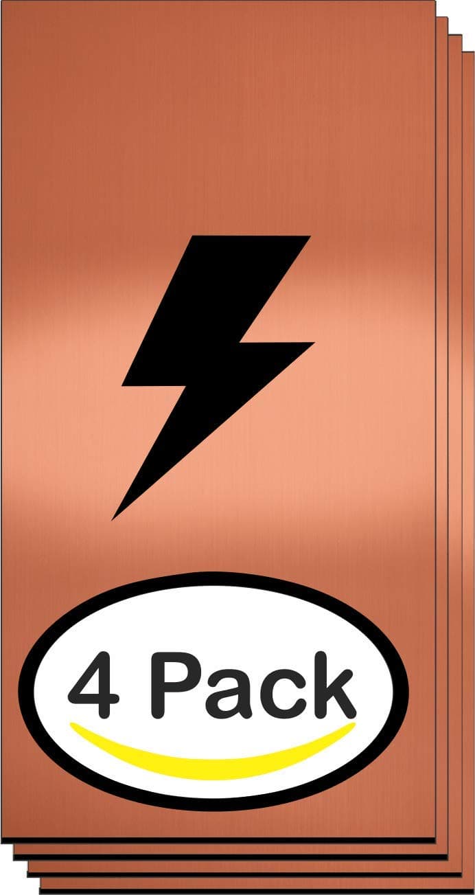 4 Pack, Laser Plastic-Engraving-Sheets- Brushed Rose Gold / Black 1/16 Blank 2 Ply Engraved Materials- Suppliers - Semi Glare