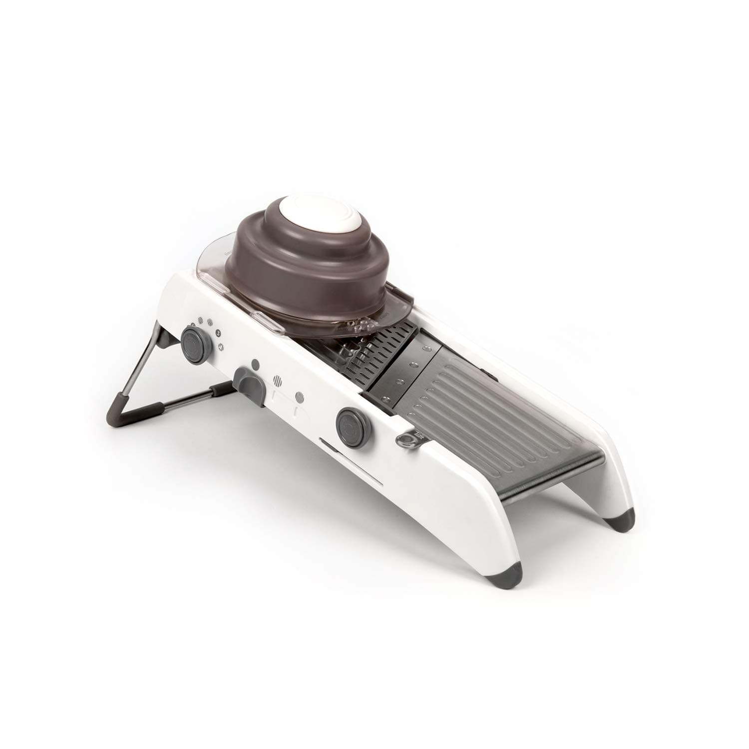 Multifunctional Mandoline Slicer by EWS | Handheld Adjustable Chopper, Dicer, Cutter, Grater, Peeler, Julienne & Shredder All in One | 18 Kinds of Cuts | Kitchen Accessory for Fruits & Vegetables