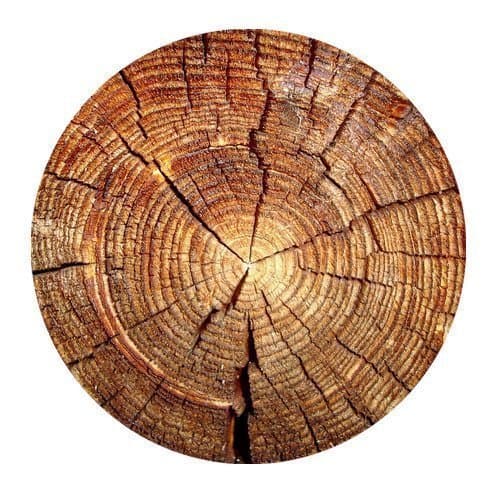 Custom Wood Grain Pattern Cloth Cover Round Mouse Pads 7.87"x7.87",One Side Printed