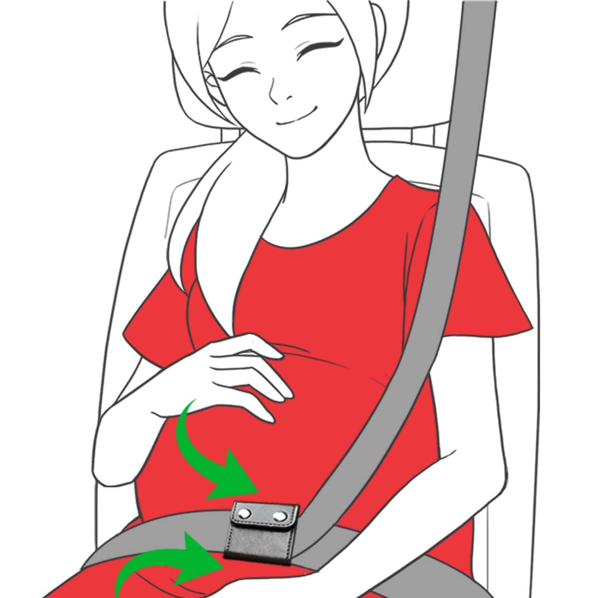 Seatbelt Adjuster,Andul Comfort Universal Auto Shoulder Neck Protector Locking Clip Covers,Vehicle Car Seat Belt Safety Positioner-2 Pack Black