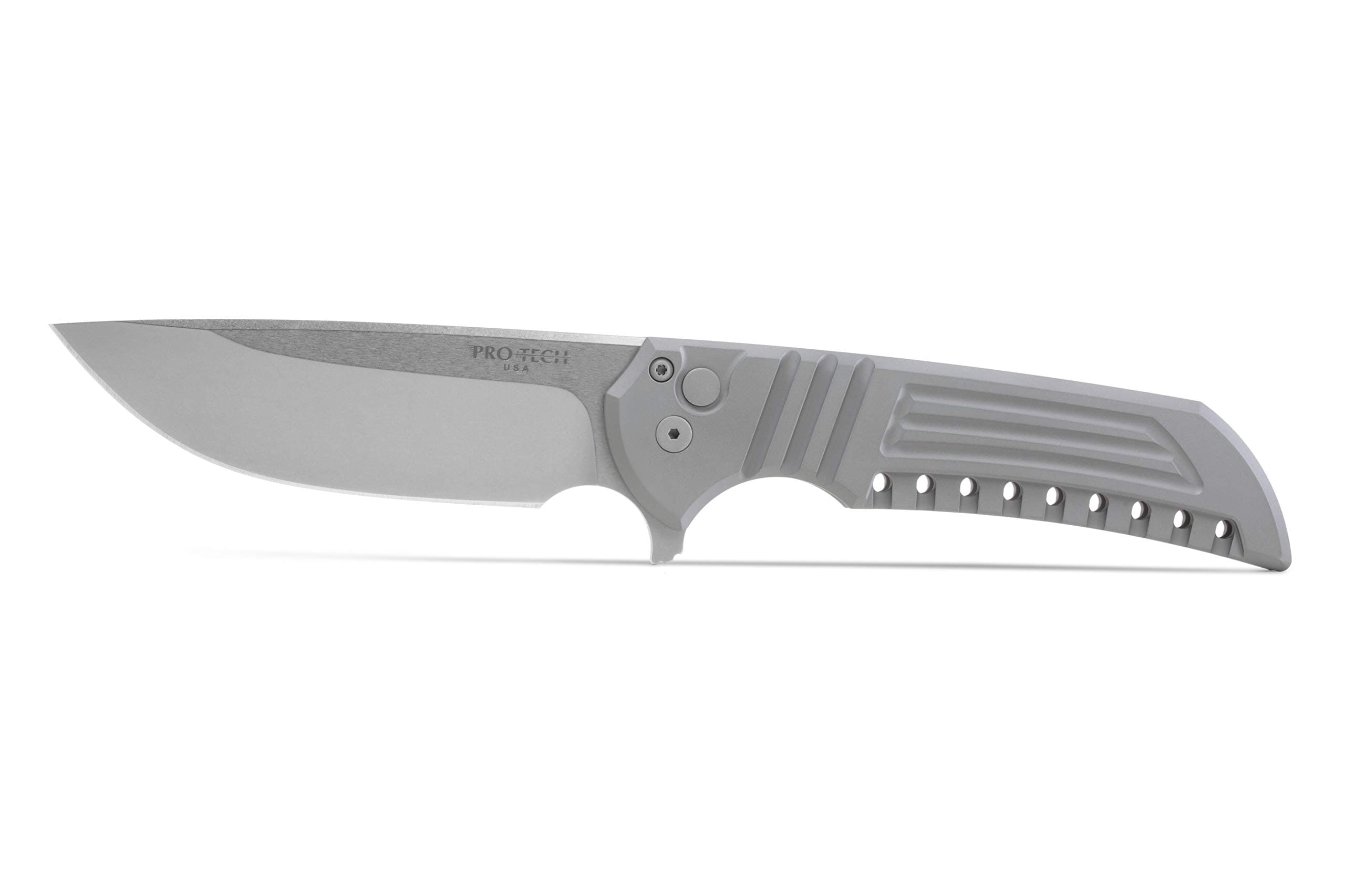 DROP x Ferrum Forge Mordax Button Lock Folding Knife