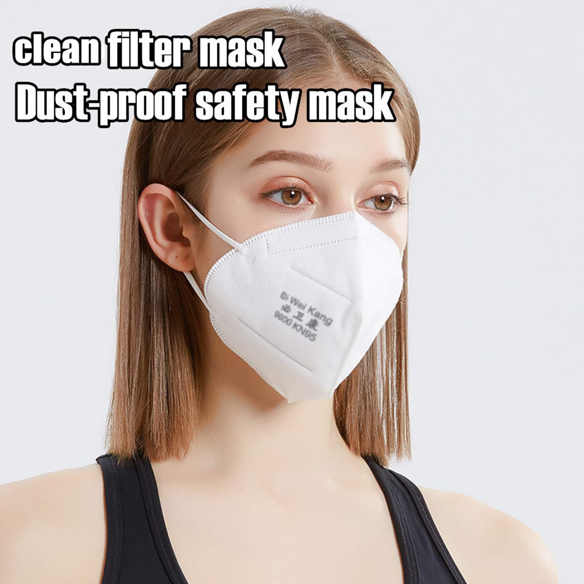 Flyalone ⭐ Premium N-95 Mask - 4 Layer Thicker Face Masks, Ideal for All People, Over 98% Well Protect Yourself from Dust, Pollution and etc…