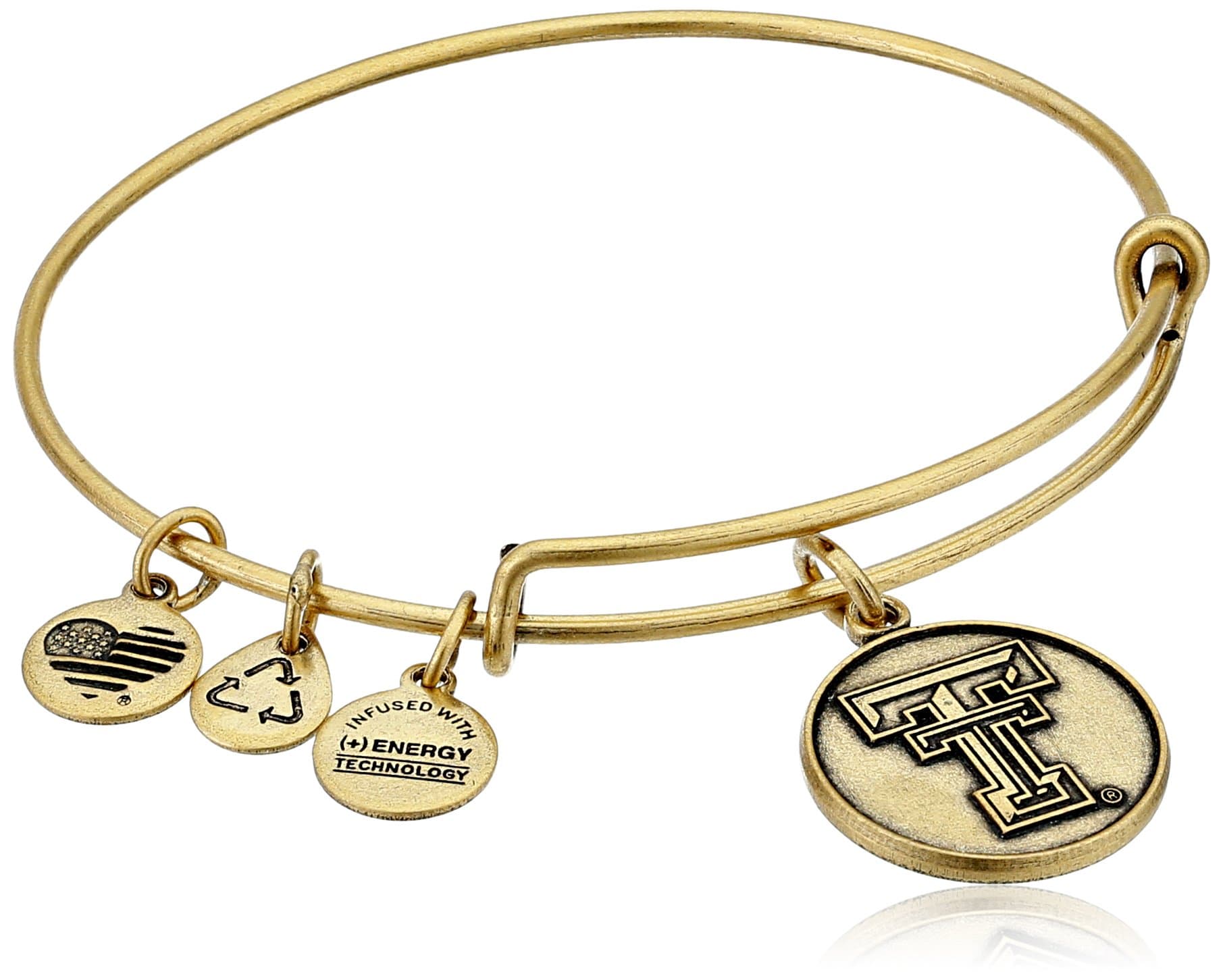 Alex and Ani Texas Tech University Logo Expandable Bangle Bracelet