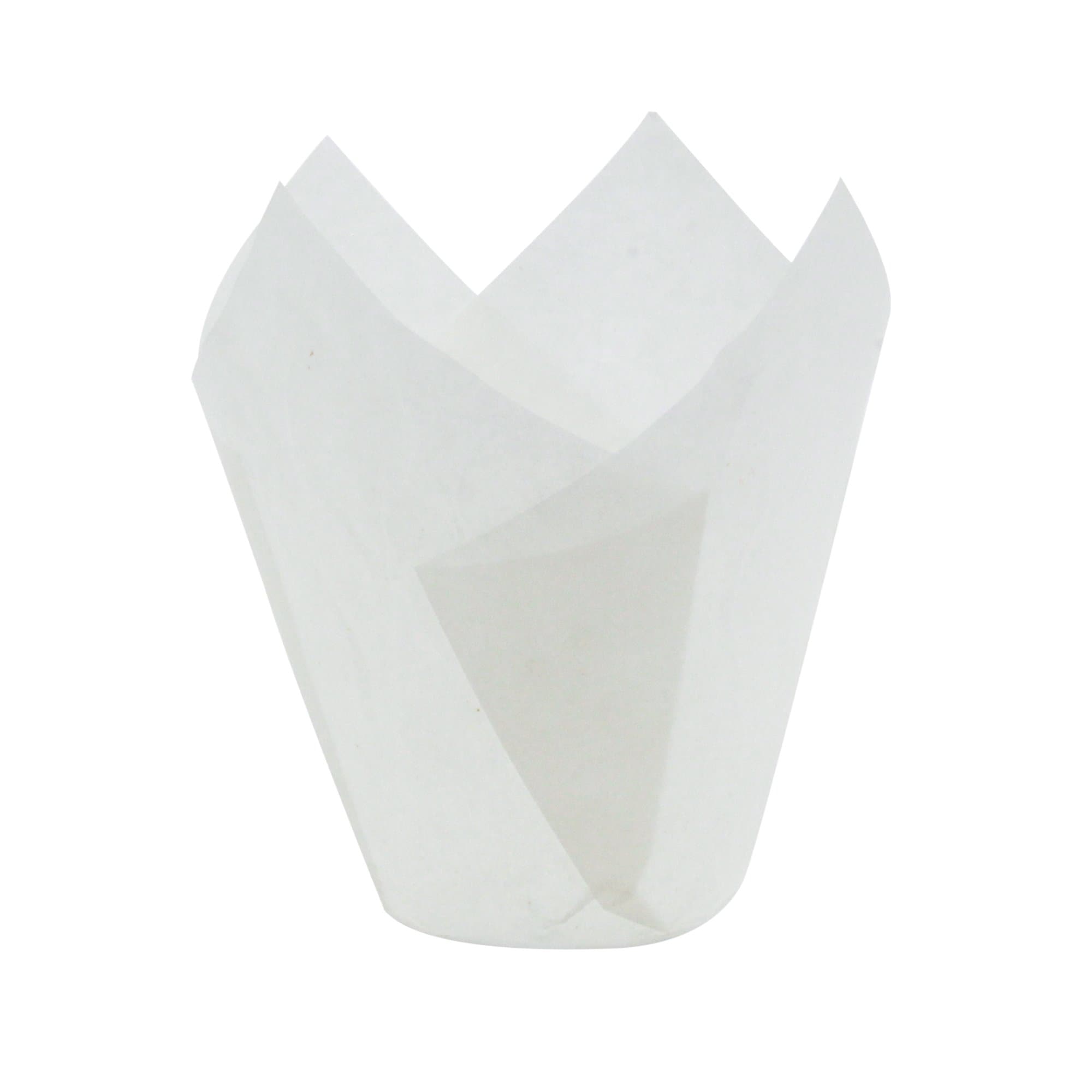 White Tulip Baking Cups, Medium Size, Pack of 1000