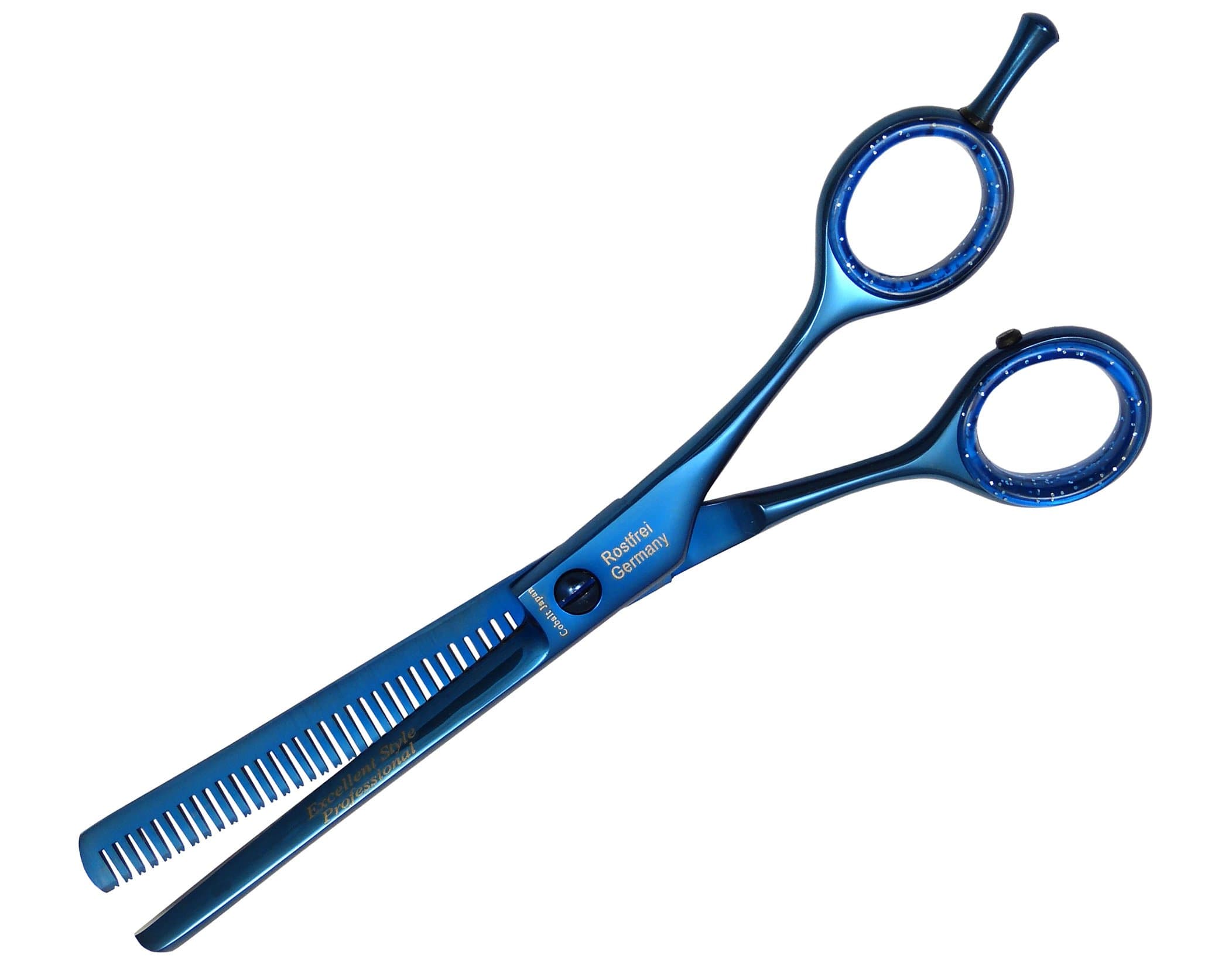 Professional Modelling Scissors 5.5 Inches with Cobalt Coating and 30 Teeth