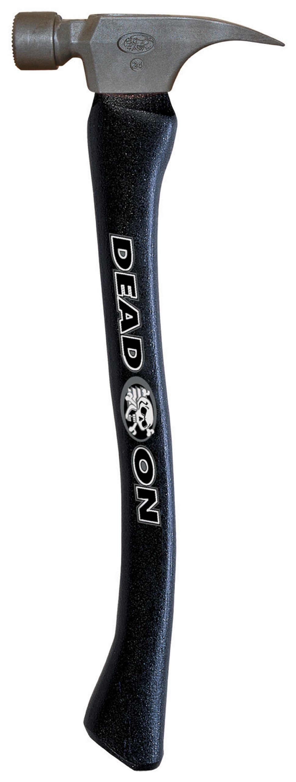 24 oz Dead On Framing Hammer with Milled Face, 19" Hickory Axe Handle DO24C