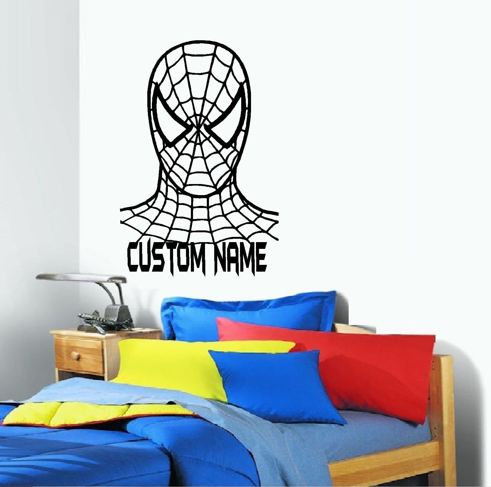 Spider Man (Custom Name) Lrg 20" x 30" Wall Decal