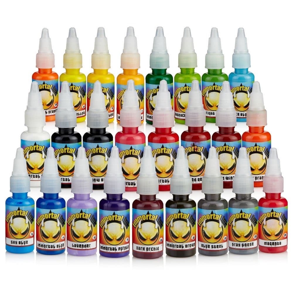 Immortal Tattoo Ink Full Set - 1oz