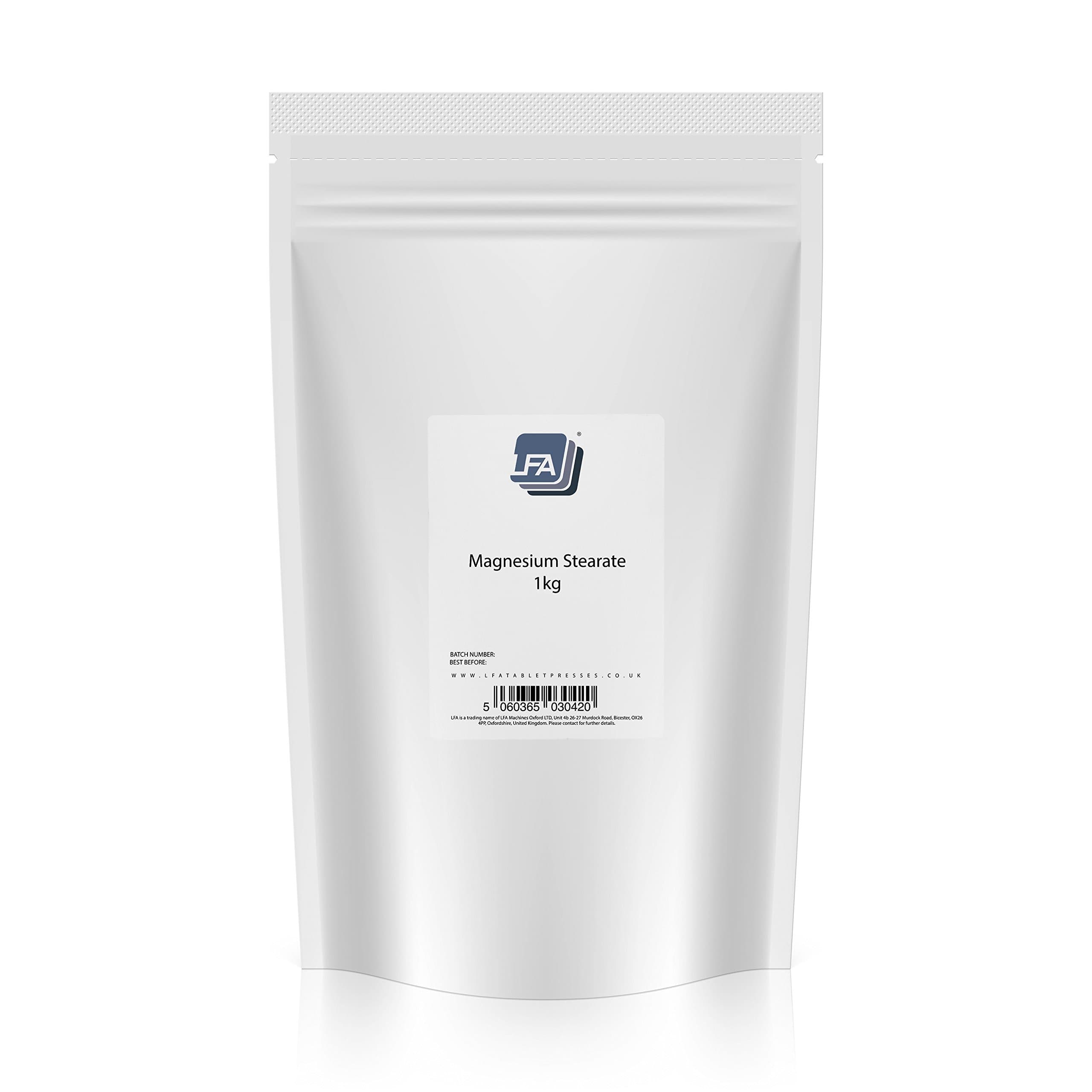 Magnesium Stearate | Excipient For Pill Press | Pharmaceutical Grade Binding Agent (5KG)