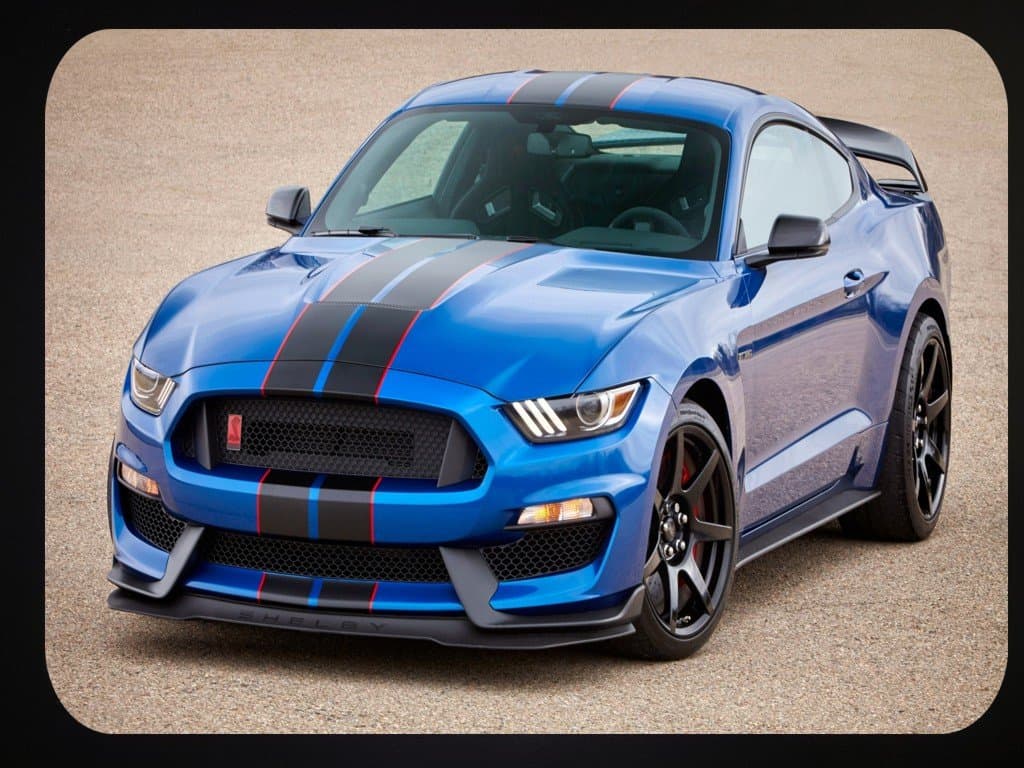 Mouse Mat for Computer PC Laptop Anti-Slip Mousepad Car Supercar Designs MM10 (Mustang Shelby GT350)