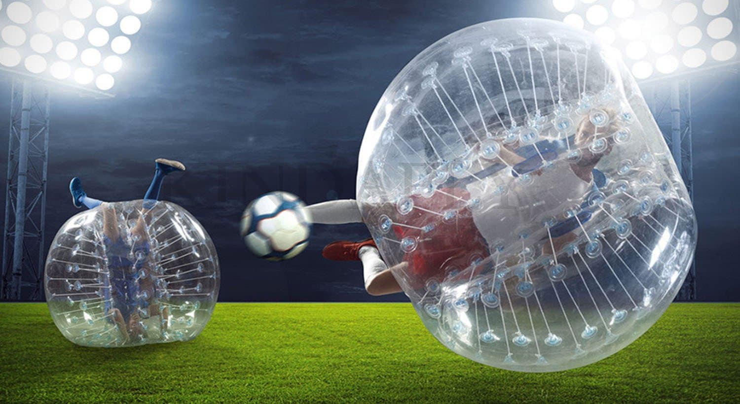 KIDSFLY 1.5m 1.2m 1.0m 59inch/48/40 Bumper Soccer Ball Inflatable Bubble Ball Sports Game for Children Adult