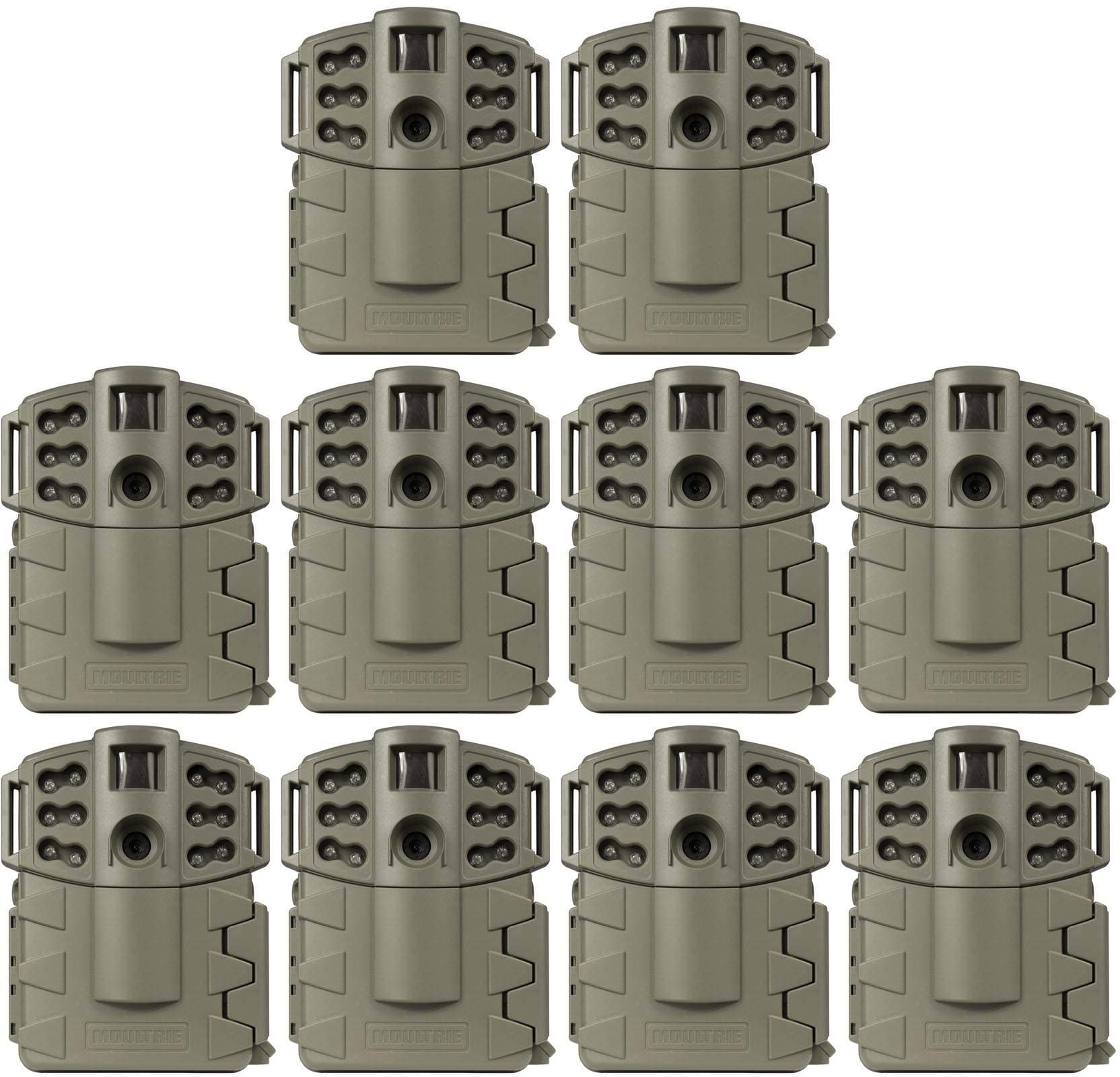 Moultrie Game Spy A-5 Gen2 Low Glow IR Digital Trail Hunting Cameras (10 Pack)