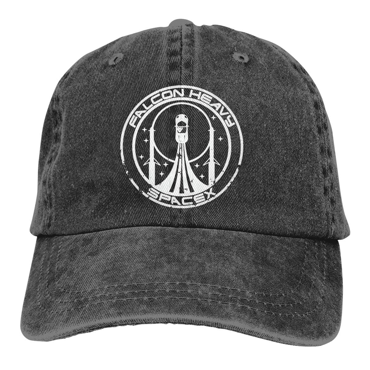 Falcon Heavy Spacex Dad Hat Adjustable Denim Hat Classic Baseball Cap