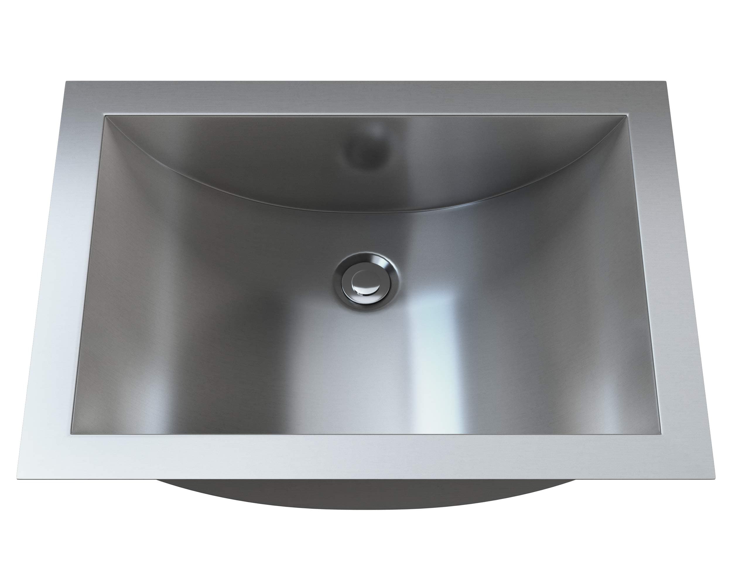 Single Bowl Undermount Bathroom Sink | Scratch Rust Corrosion Sound & Dent Resistant Maximum Impact Brushed Finish Stylish Stainless Steel | Best Modern Design | Complete Home Improvement Hardware Kit