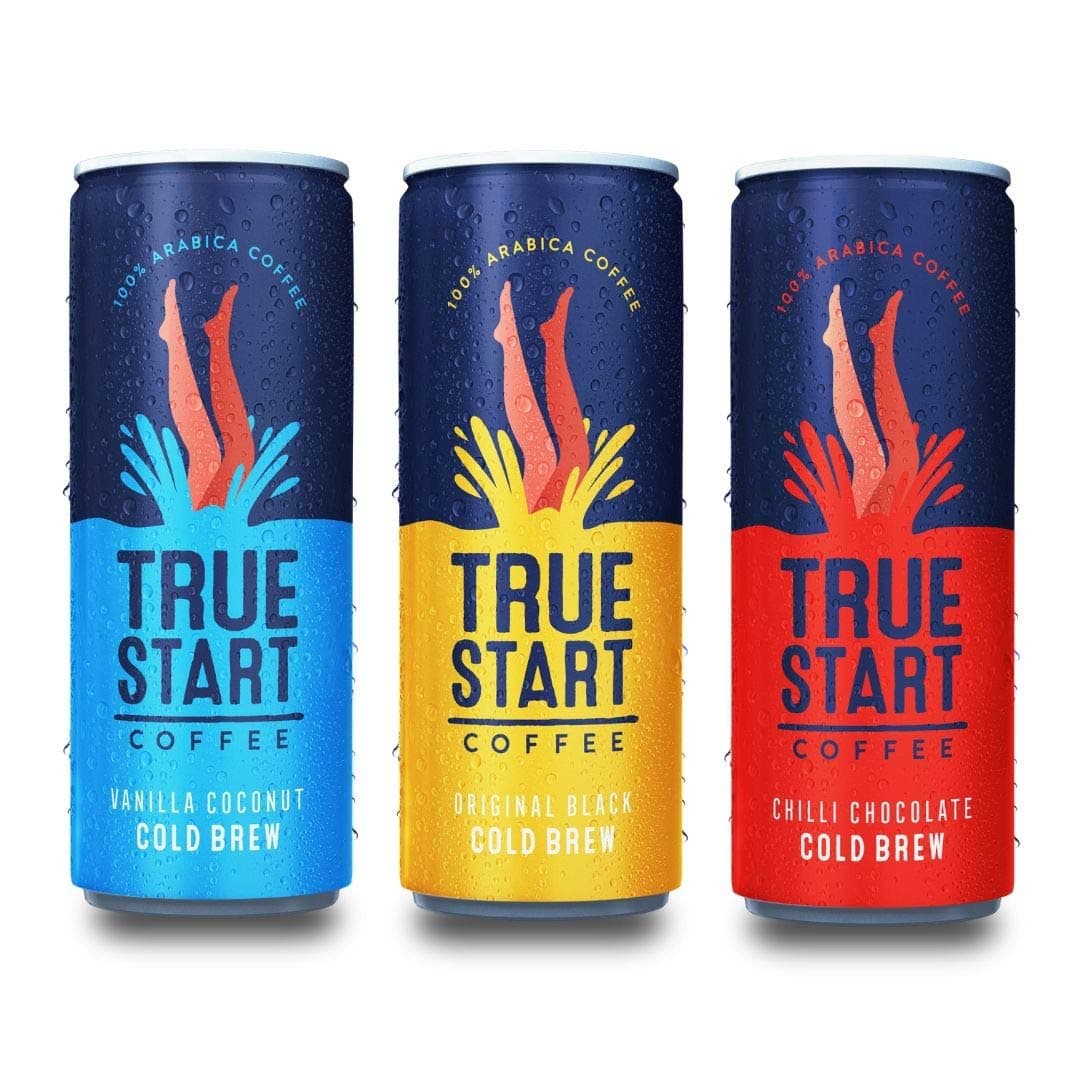 TrueStart Cold Brew Coffee - Mixed Pack - 3X 250ml Cans