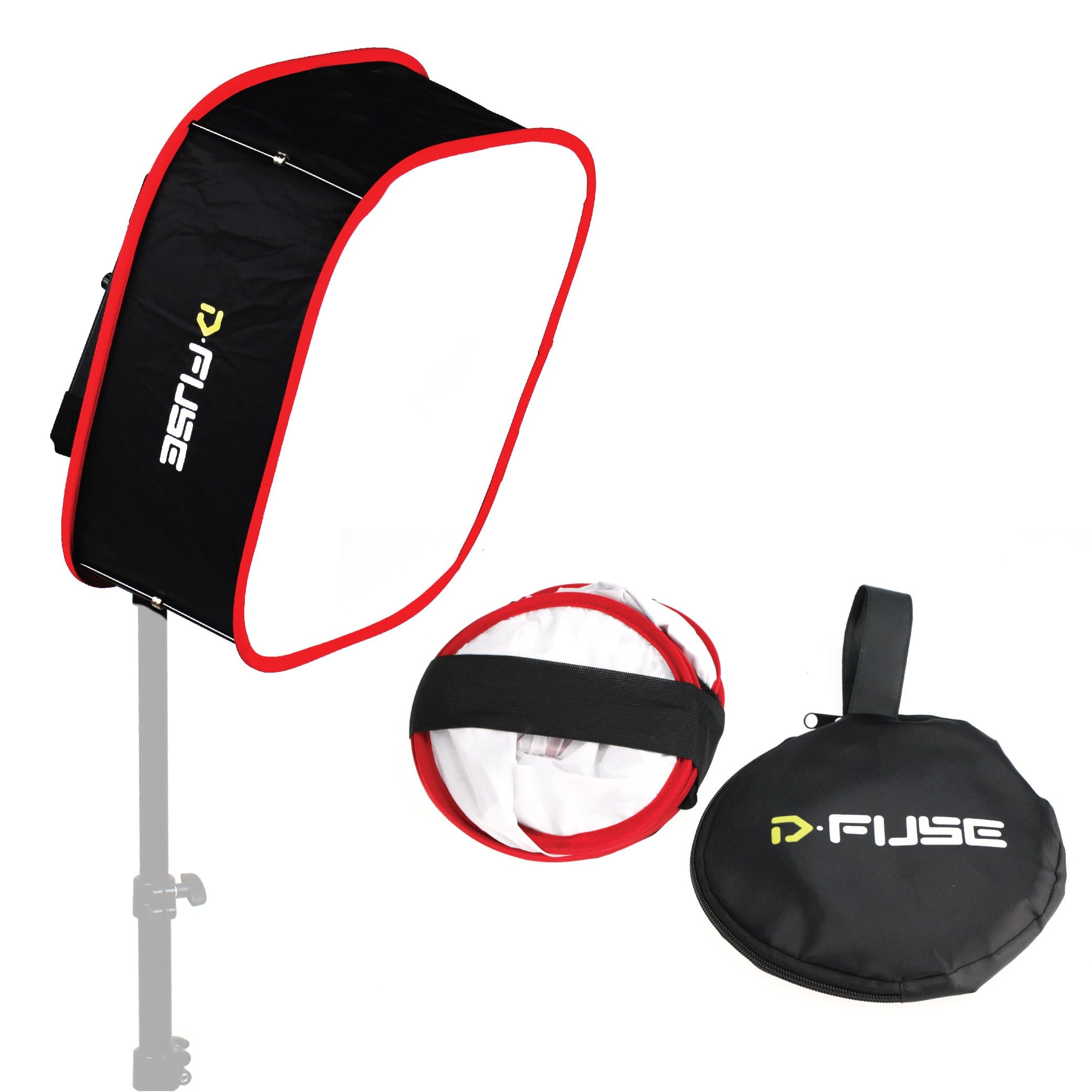 D-FUSE Collapsible Portable Softbox for 1x1 Studio LED Panel M 9.25" x 9.25"
