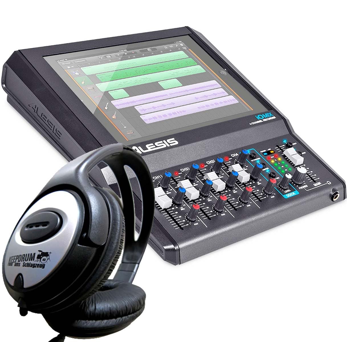 Alesis iO MIX | 4-Channel Audio Interface/Mixer for iPad