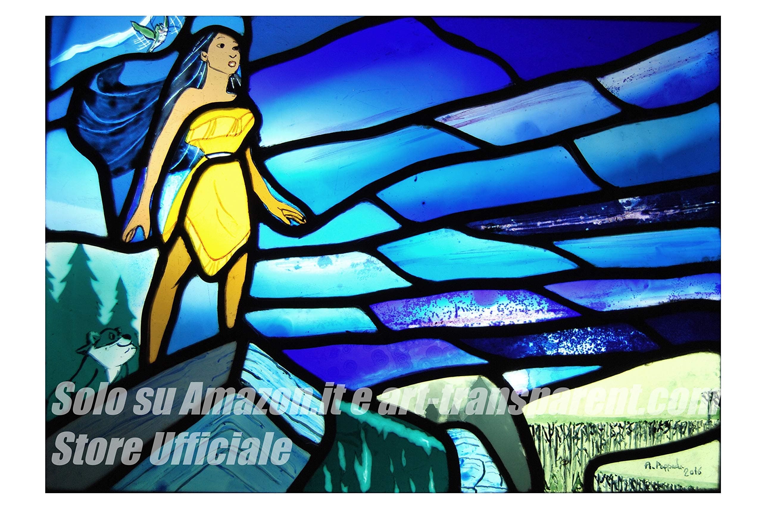 Stained Glass"Pocahontas"