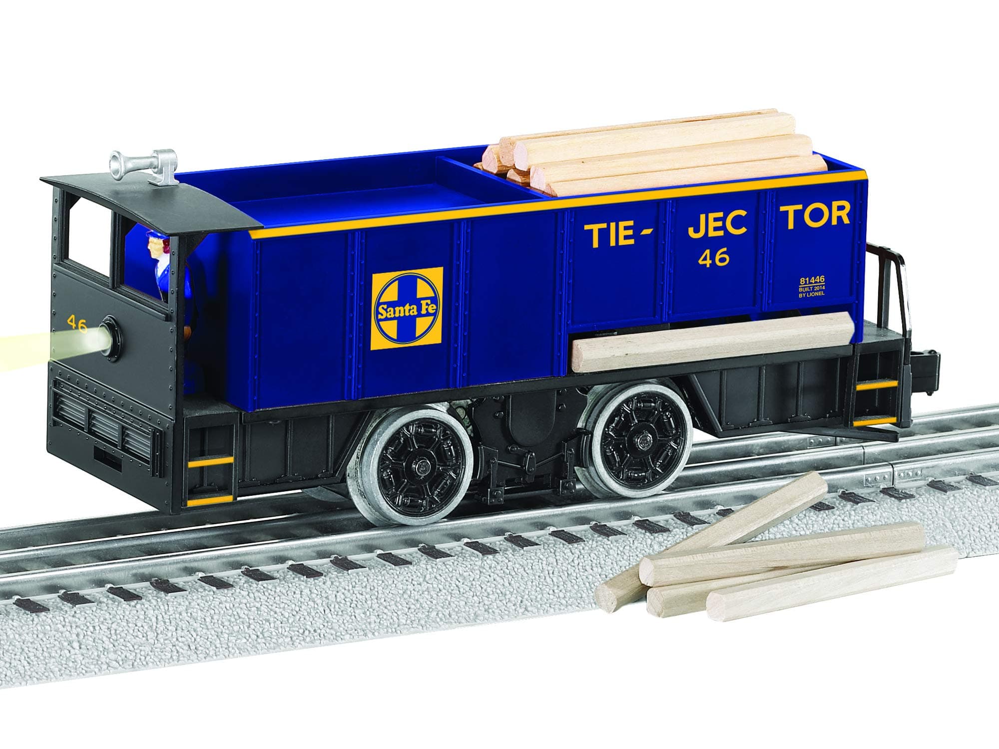 Lionel Santa Fe Electric O Gauge Model Train Accessories, Command Control Tie-Jector