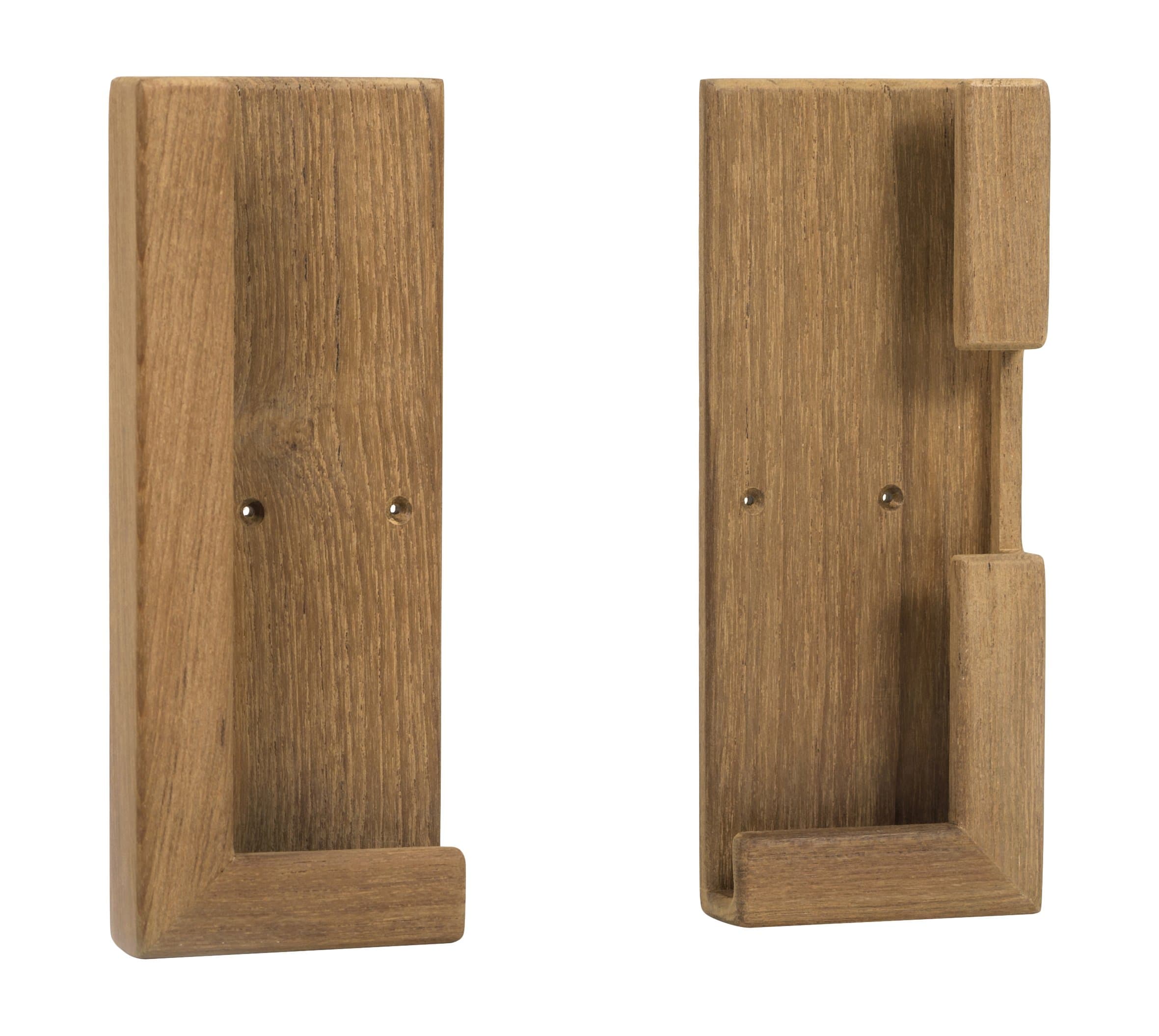 ARC Marine Teak Tablet Holder For Wall Mounting - Brown, Small