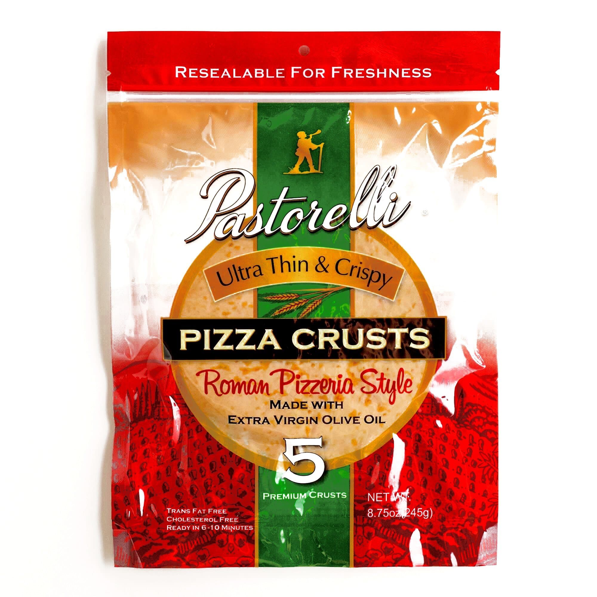 Pastorelli Ultra-Thin and Crispy Pizza Crust 8.75 oz each (1 Item Per Order)