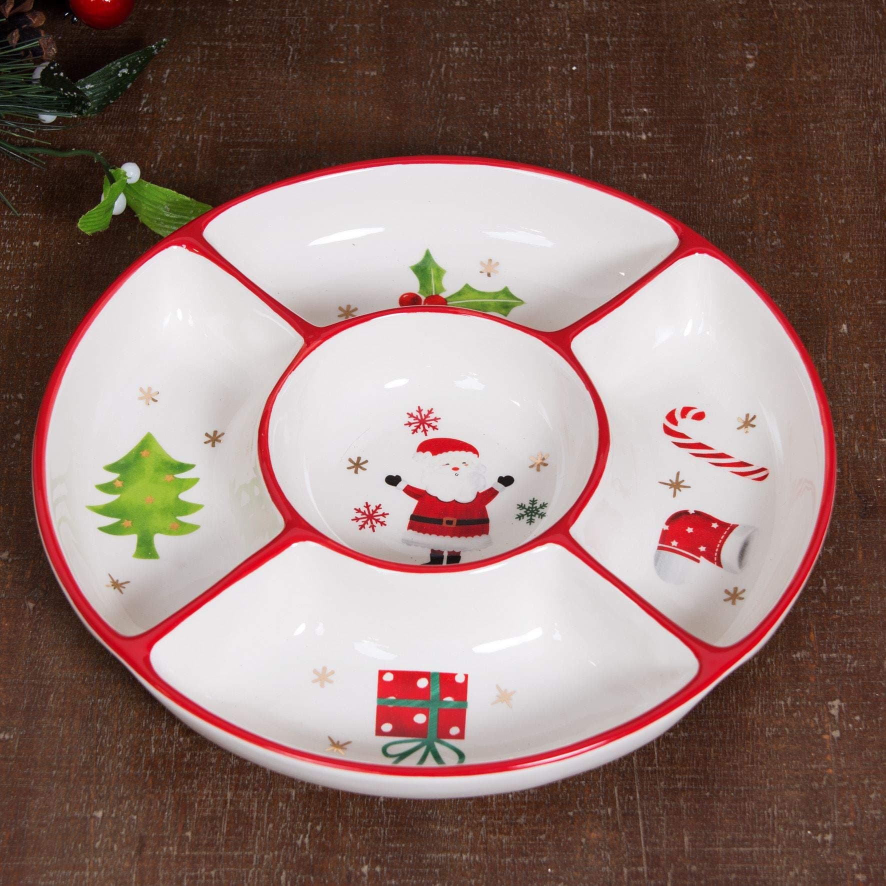 Love Christmas - Ceramic Multi-serving Dish