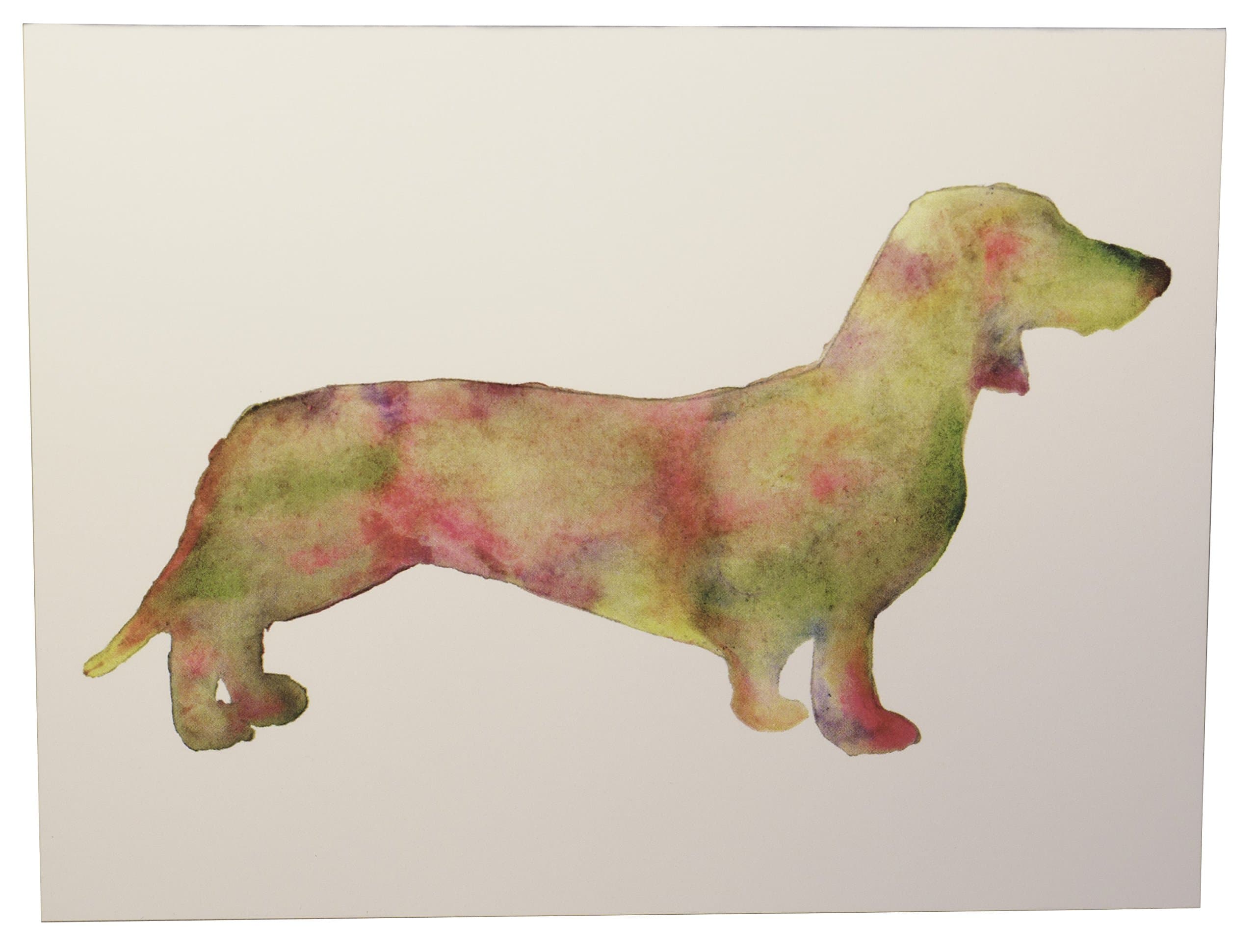 Dog Note Cards, Blank-inside Breed Specific, Pack of 5, by Pamela Gilette (Daisy the Dachshund)