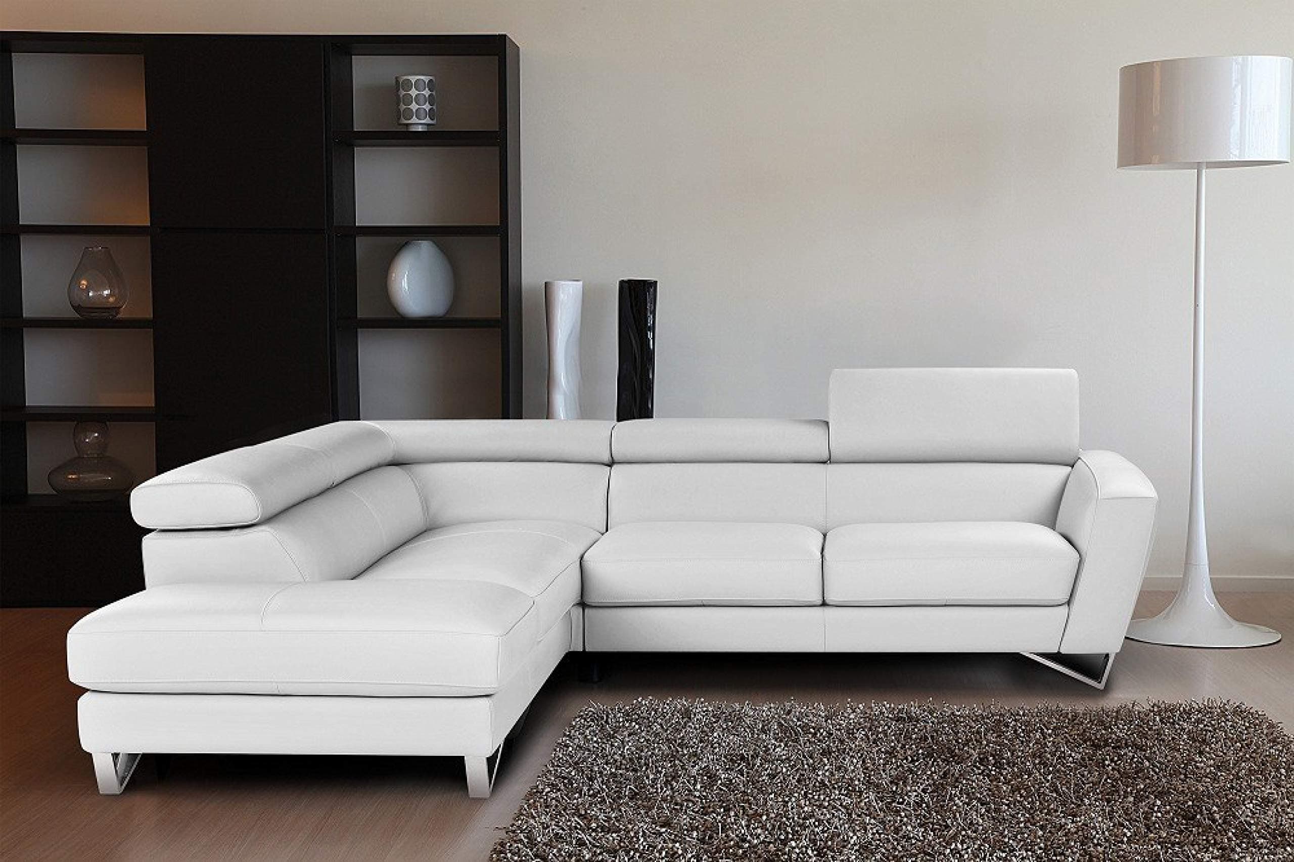 Sparta Fabric Sectional Sofa By Nicoletti (Beige)