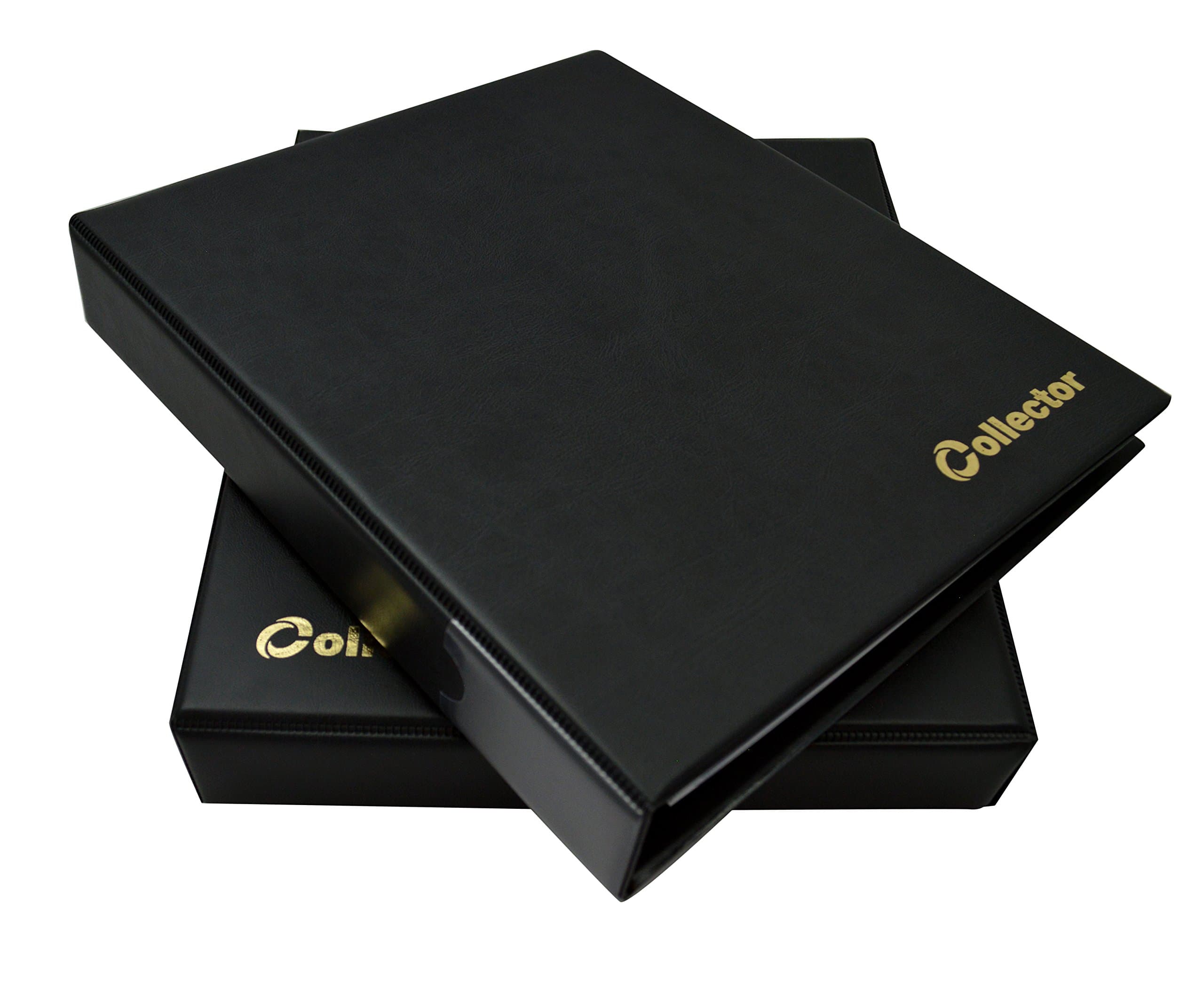 COLLECTOR Banknote Album in Case Folder Book Notes Banknotes with 15 Pages and 15 Dividers Very Big Capacity MATT BLACK