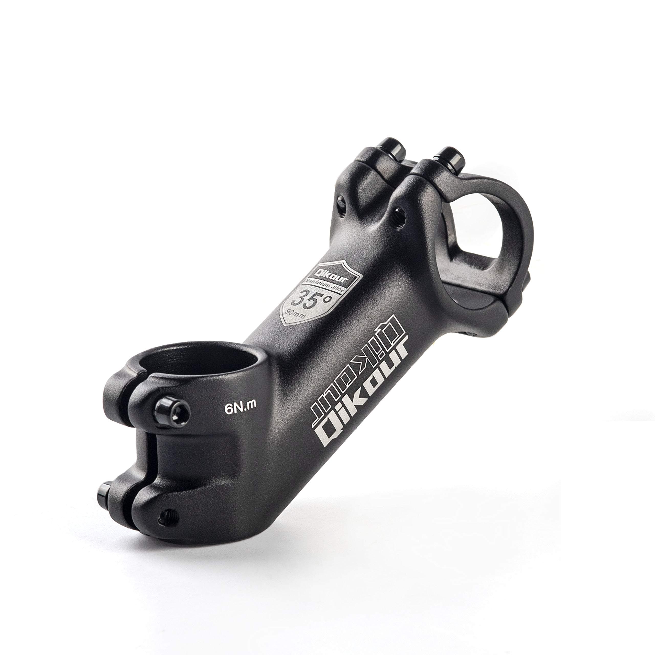 Bike Stem 31.8 Bicycle Stem 35 Degree, Handlebar Riser Extender for Road Bike, Mountain Bike, MTB, BMX, Fixed Gear Bike (Only Fit 1.25"/31.8mm Handlebar)