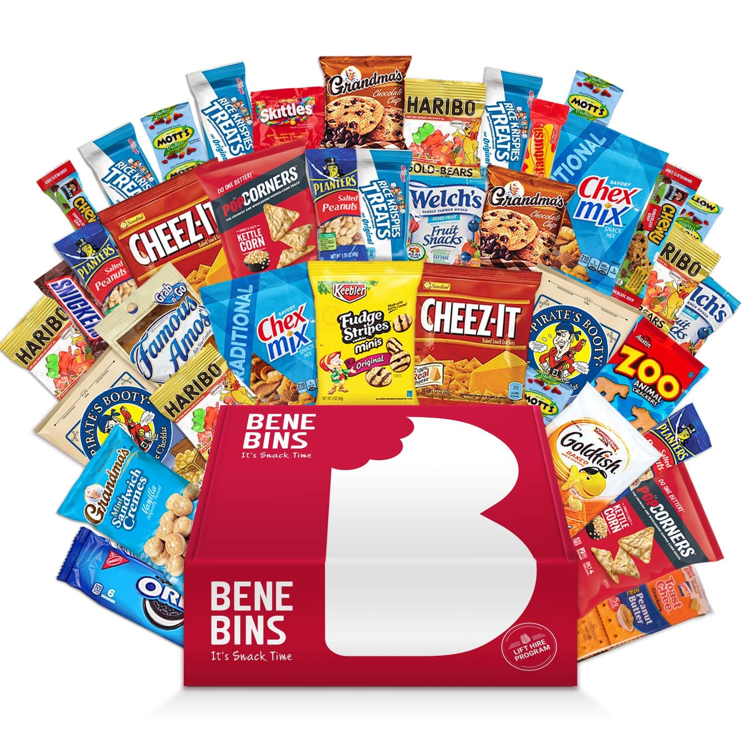 Variety Snack Care Package Cookie Chips & Candies Bundle (40 Premium Package)