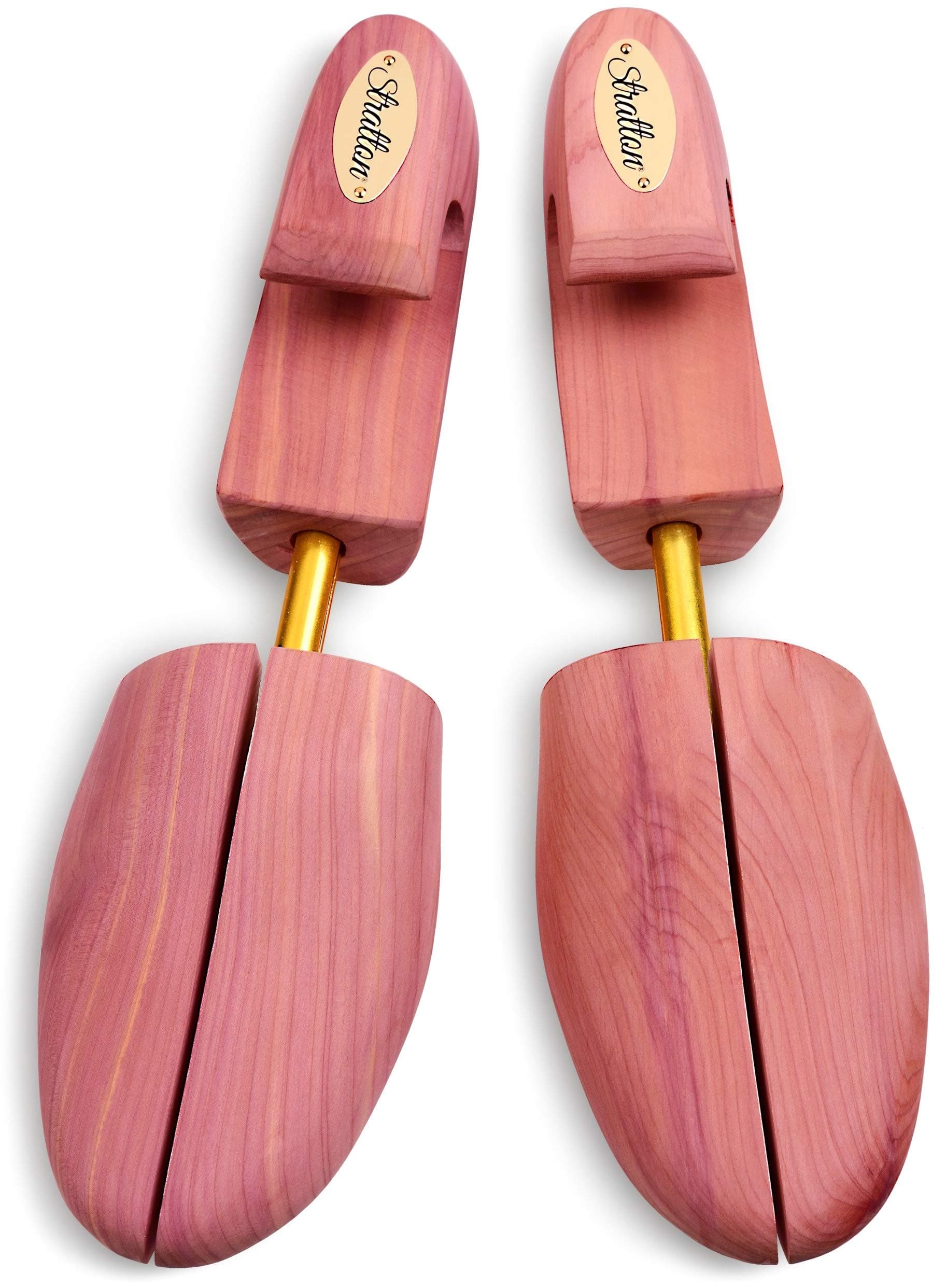 STRATTON MEN’S ADJUSTABLE SPLIT TOE CEDAR SHOE TREE - GROWN IN USA