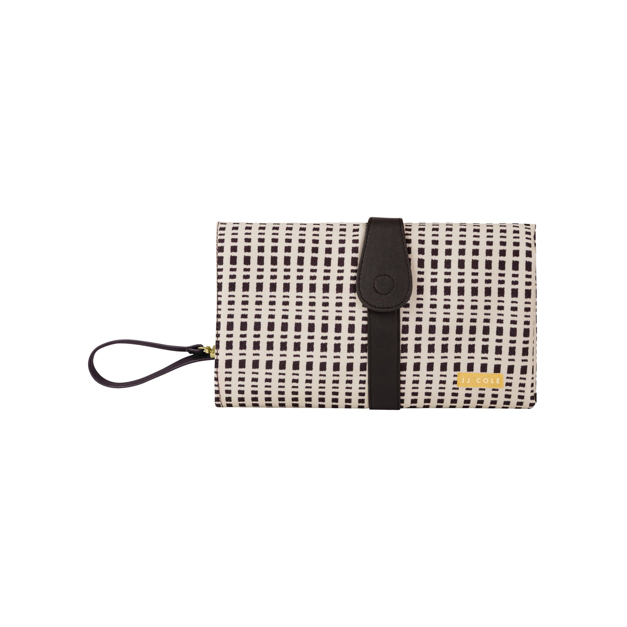 JJ Cole Changing Clutch, Black/Cream