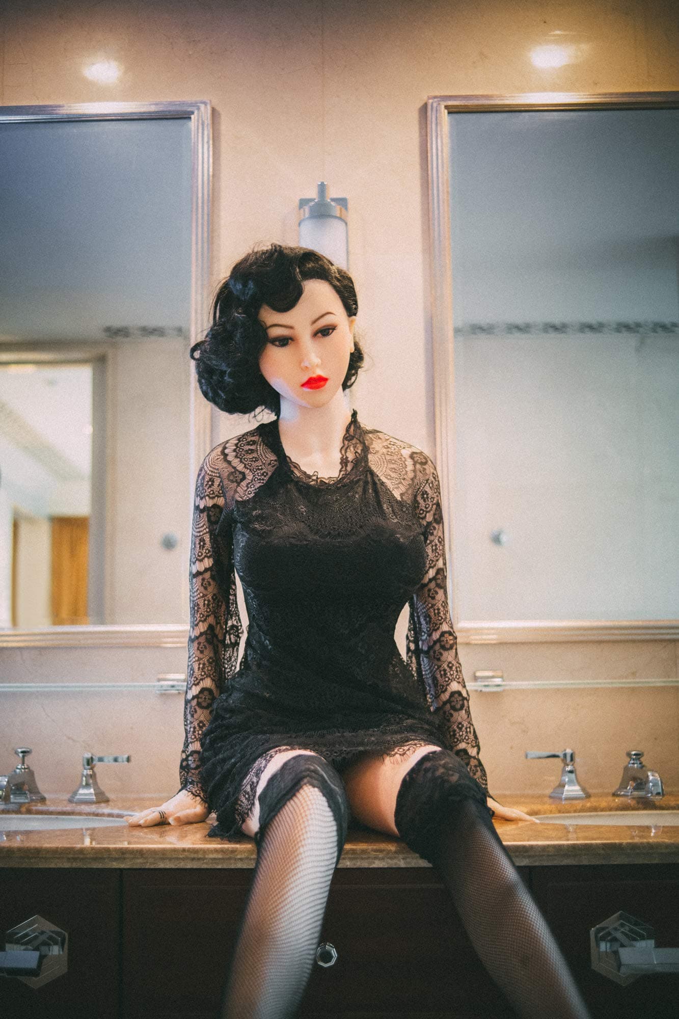 Kingmansion Full Size Solid Lifelike TPE Doll with 3 Openings Natural Skin Toys for Man (165)