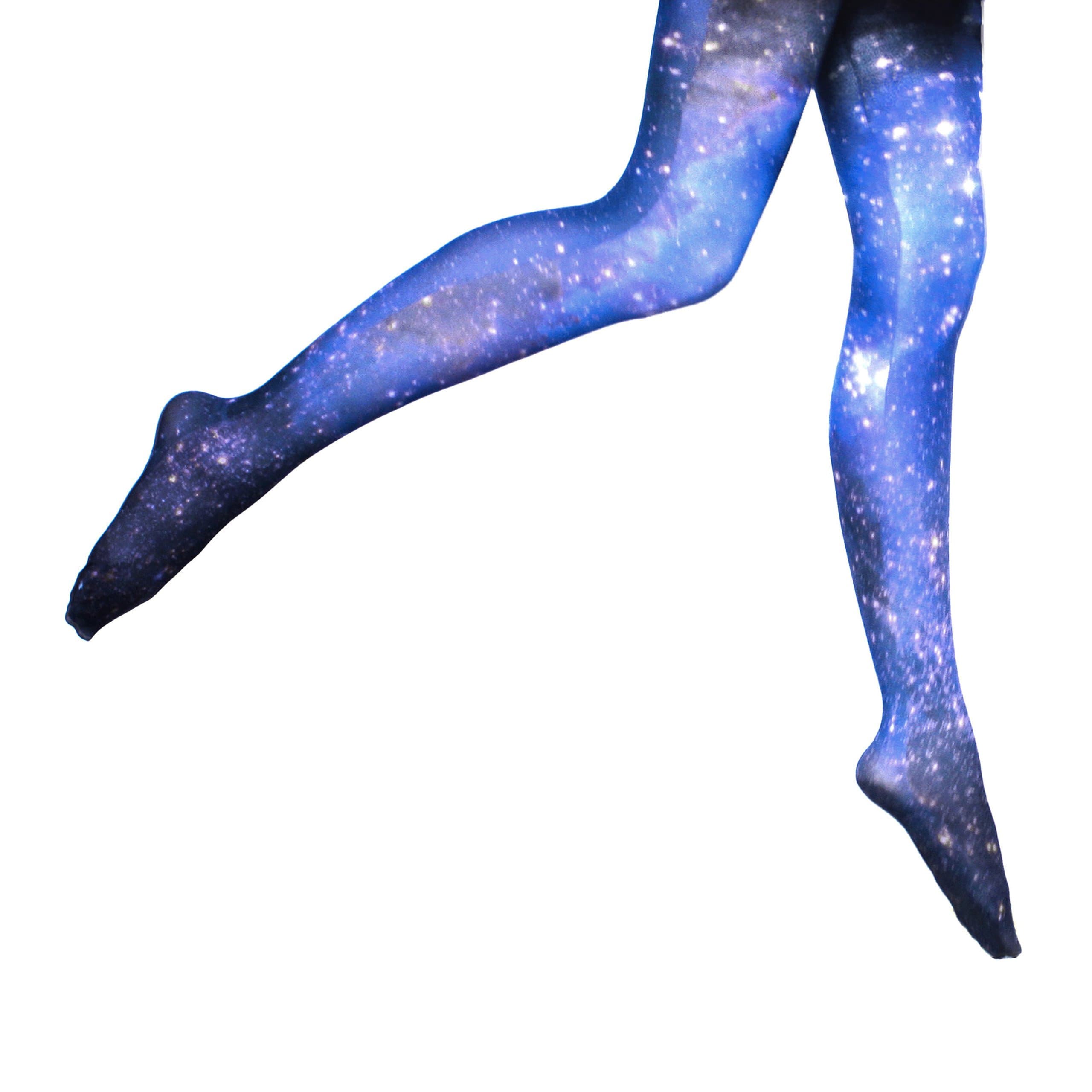 Shadowplaynyc Magellanic Cloud Galaxy Tights One Size Blue