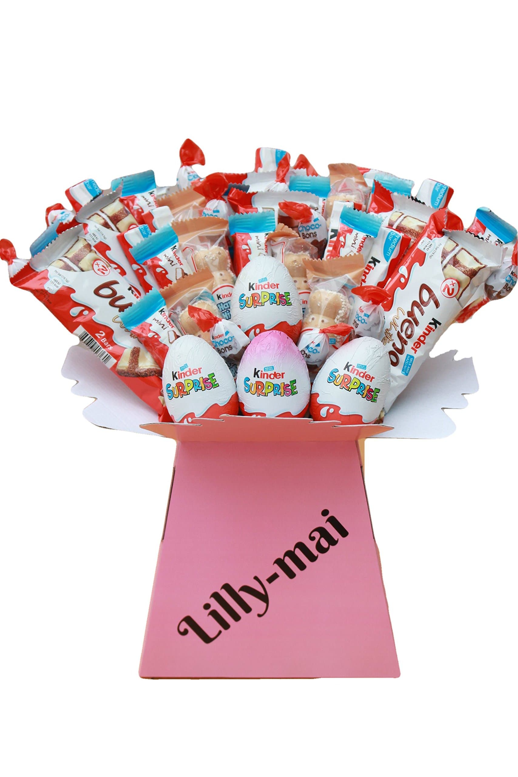 Kinder Chocolate Bouquet - Personalised Name Gift