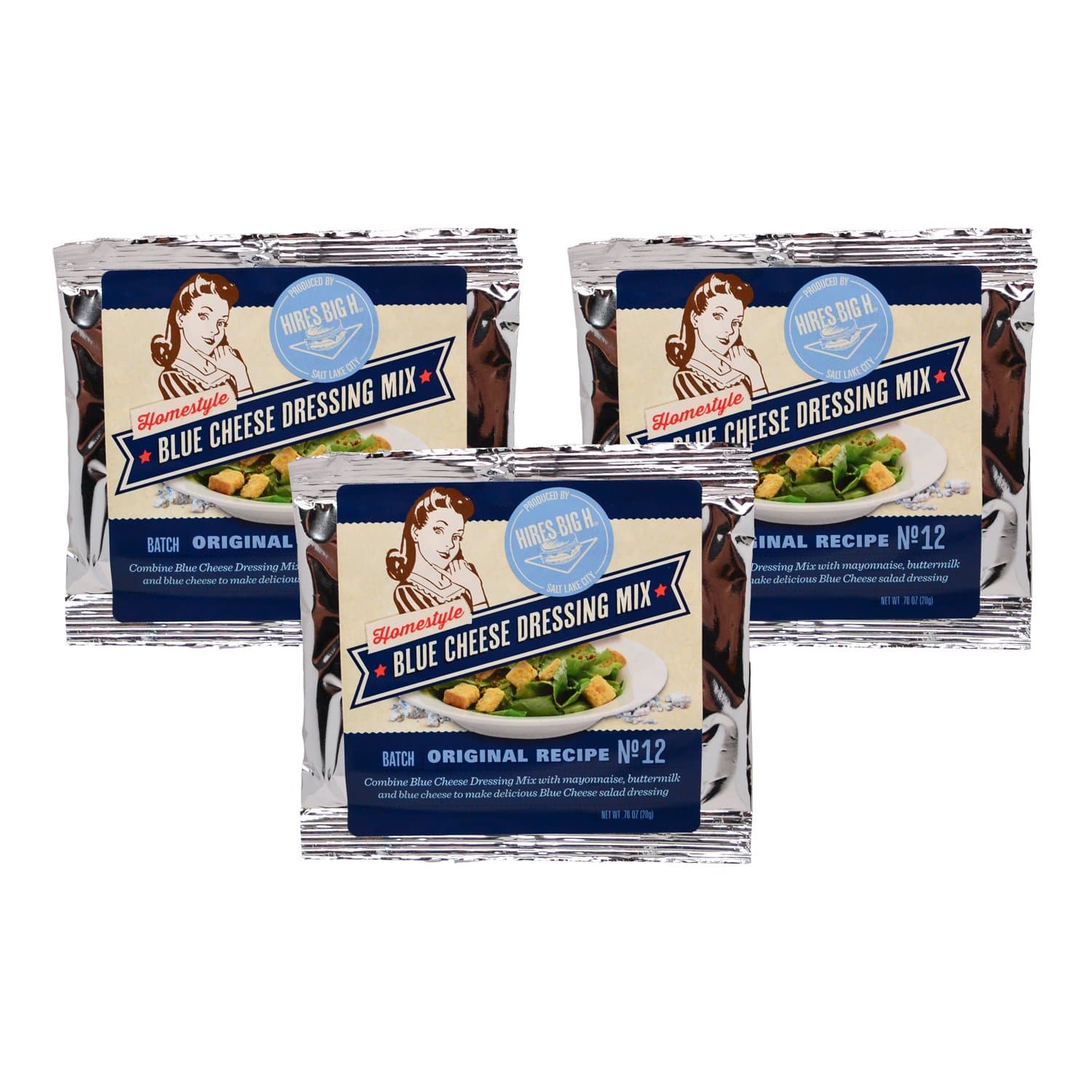 Hires Big H - Blue Cheese Dressing Mix - 3 Pack